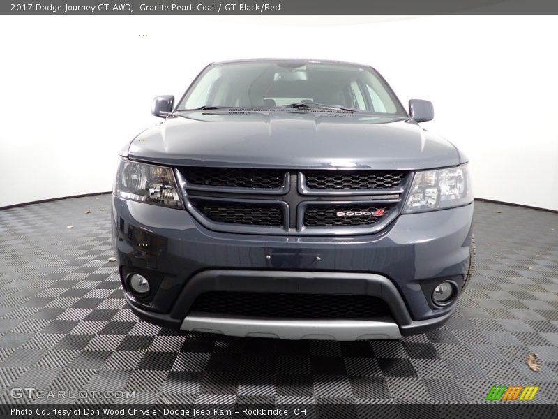 Granite Pearl-Coat / GT Black/Red 2017 Dodge Journey GT AWD