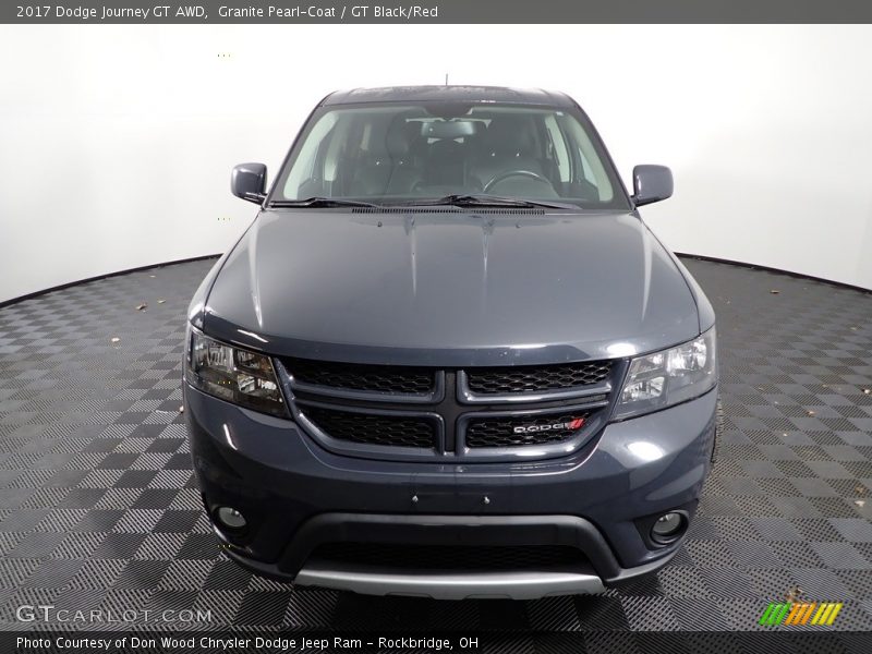 Granite Pearl-Coat / GT Black/Red 2017 Dodge Journey GT AWD