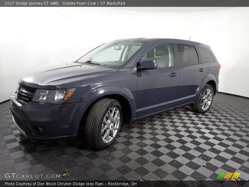 Granite Pearl-Coat / GT Black/Red 2017 Dodge Journey GT AWD