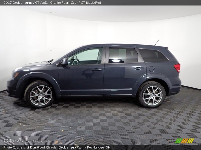 Granite Pearl-Coat / GT Black/Red 2017 Dodge Journey GT AWD