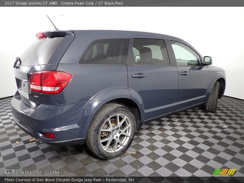 Granite Pearl-Coat / GT Black/Red 2017 Dodge Journey GT AWD