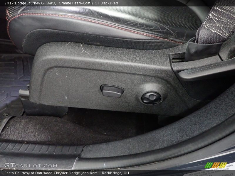 Granite Pearl-Coat / GT Black/Red 2017 Dodge Journey GT AWD