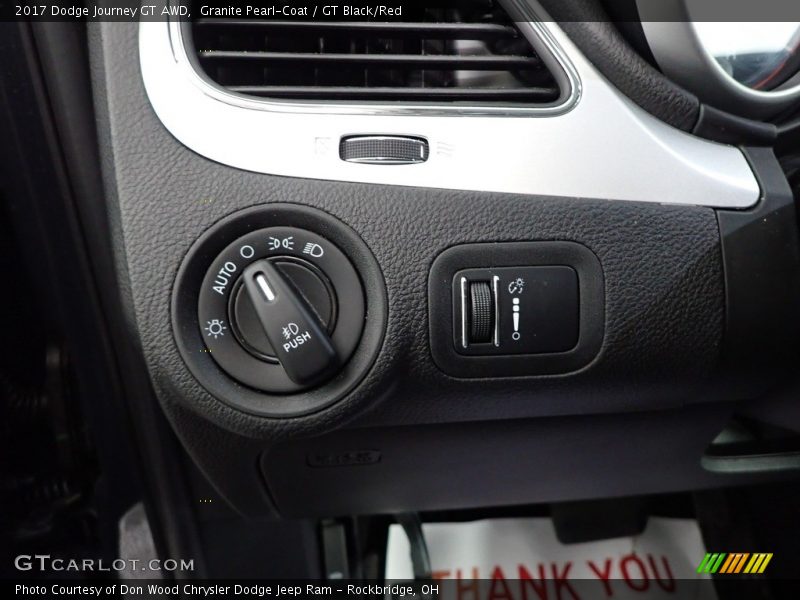 Granite Pearl-Coat / GT Black/Red 2017 Dodge Journey GT AWD