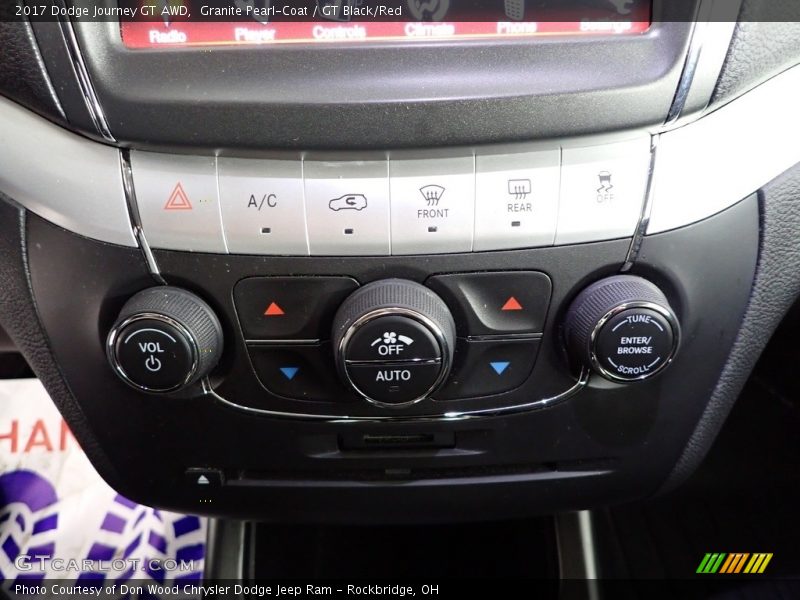 Granite Pearl-Coat / GT Black/Red 2017 Dodge Journey GT AWD