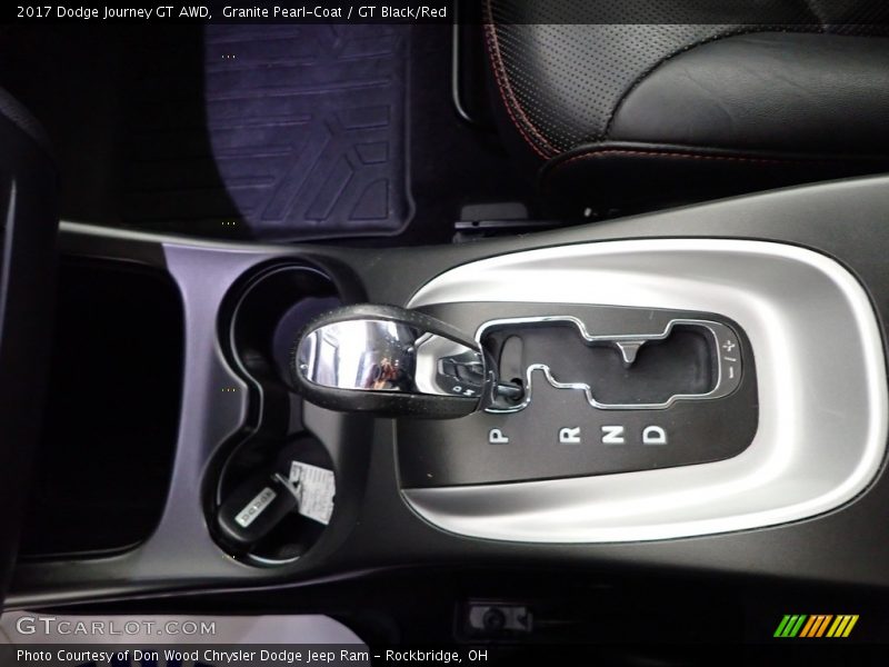 Granite Pearl-Coat / GT Black/Red 2017 Dodge Journey GT AWD