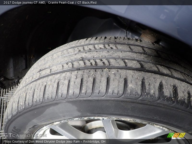 Granite Pearl-Coat / GT Black/Red 2017 Dodge Journey GT AWD