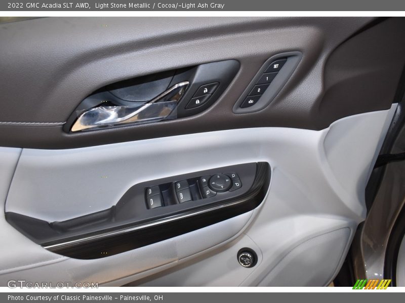 Light Stone Metallic / Cocoa/­Light Ash Gray 2022 GMC Acadia SLT AWD
