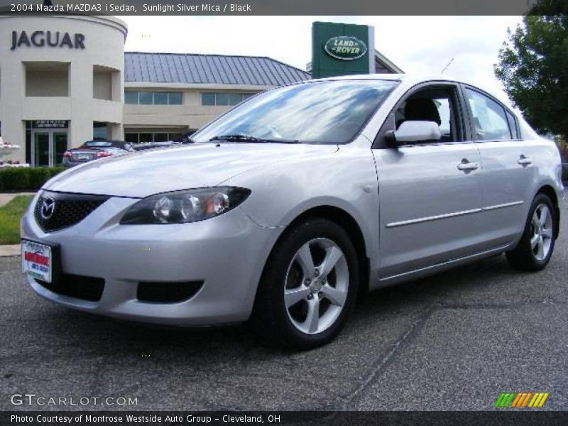 Sunlight Silver Mica / Black 2004 Mazda MAZDA3 i Sedan
