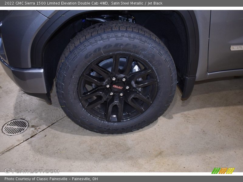 Satin Steel Metallic / Jet Black 2022 GMC Sierra 1500 Limited Elevation Double Cab 4WD