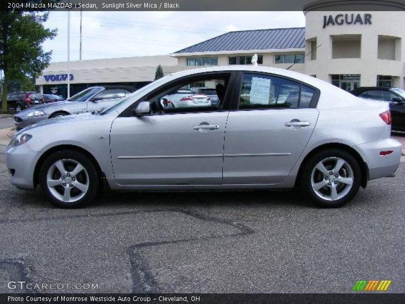 Sunlight Silver Mica / Black 2004 Mazda MAZDA3 i Sedan