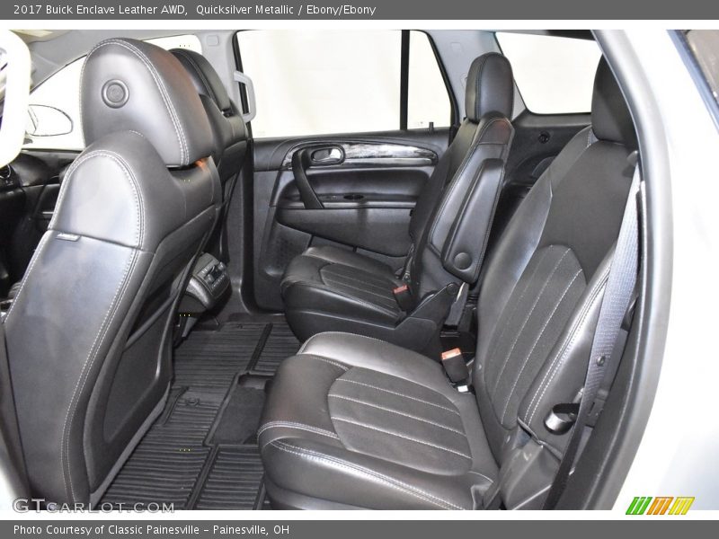 Quicksilver Metallic / Ebony/Ebony 2017 Buick Enclave Leather AWD
