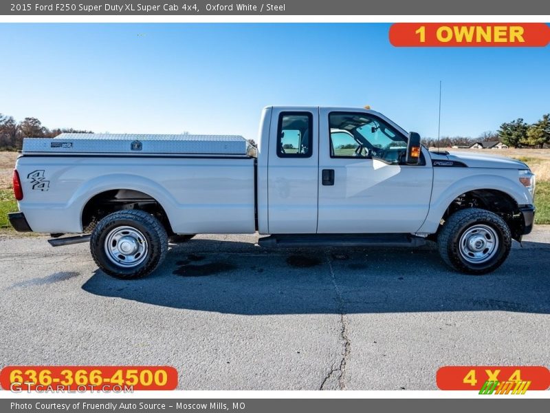 Oxford White / Steel 2015 Ford F250 Super Duty XL Super Cab 4x4