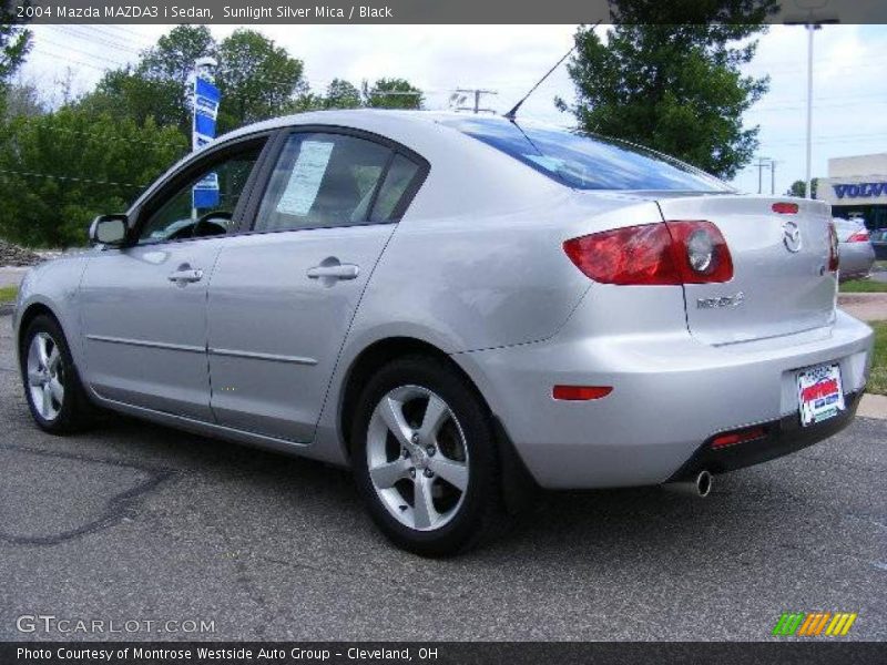 Sunlight Silver Mica / Black 2004 Mazda MAZDA3 i Sedan