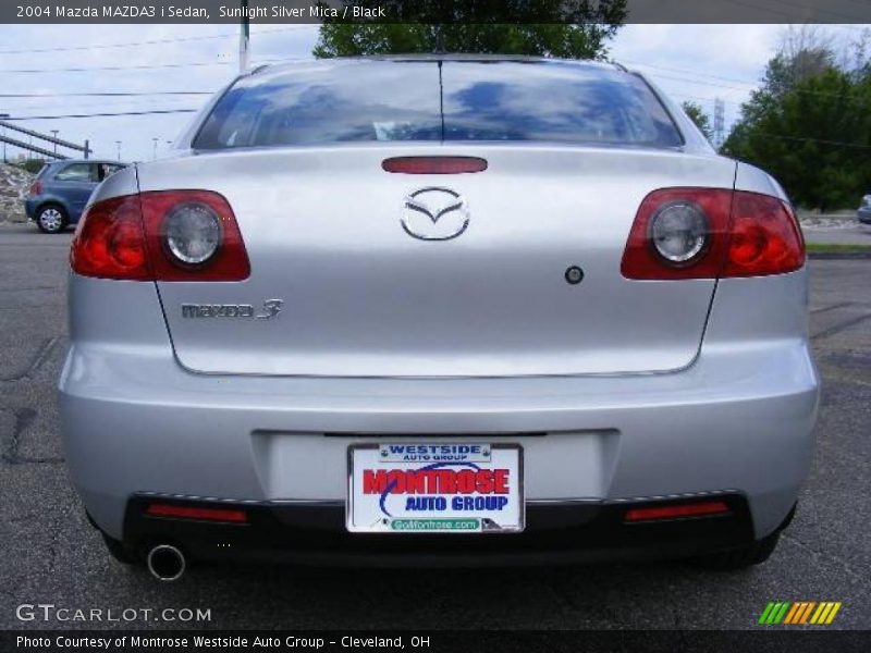 Sunlight Silver Mica / Black 2004 Mazda MAZDA3 i Sedan