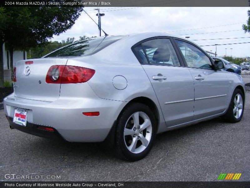 Sunlight Silver Mica / Black 2004 Mazda MAZDA3 i Sedan