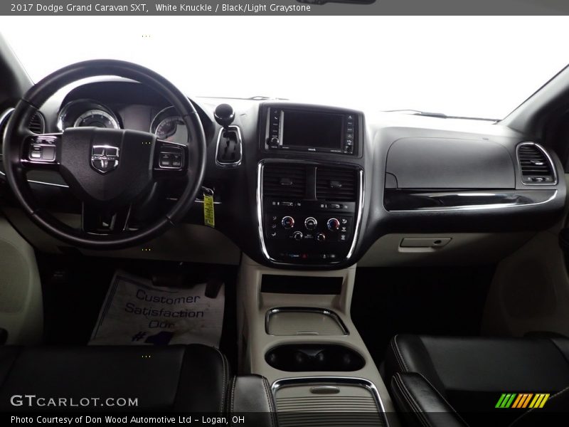 White Knuckle / Black/Light Graystone 2017 Dodge Grand Caravan SXT