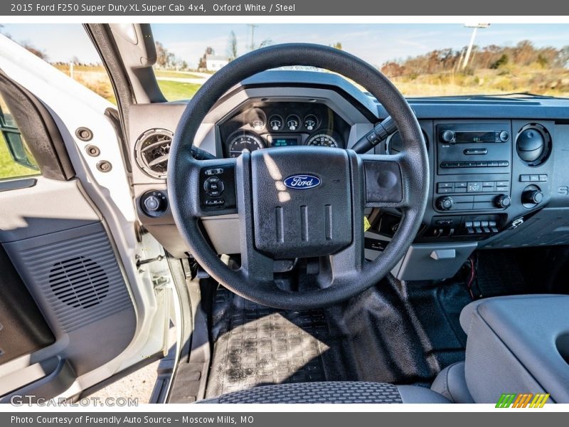 Oxford White / Steel 2015 Ford F250 Super Duty XL Super Cab 4x4