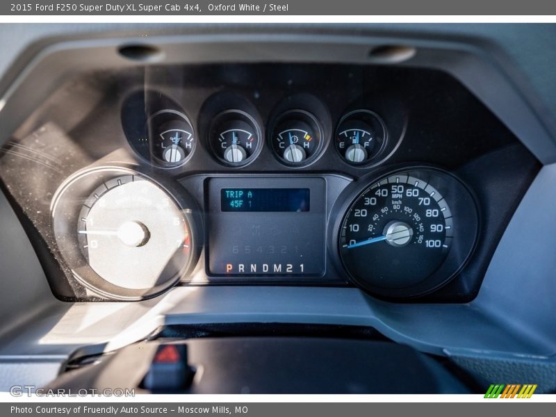Oxford White / Steel 2015 Ford F250 Super Duty XL Super Cab 4x4
