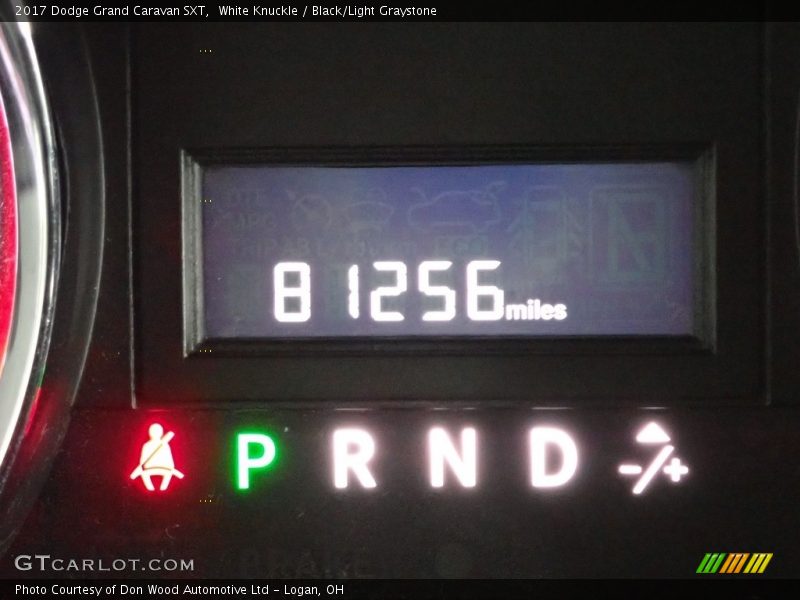 White Knuckle / Black/Light Graystone 2017 Dodge Grand Caravan SXT