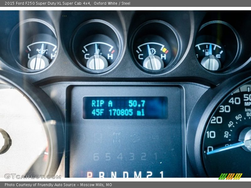 Oxford White / Steel 2015 Ford F250 Super Duty XL Super Cab 4x4