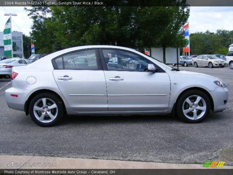 Sunlight Silver Mica / Black 2004 Mazda MAZDA3 i Sedan