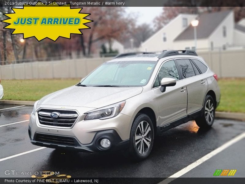 Tungsten Metallic / Warm Ivory 2019 Subaru Outback 2.5i Limited