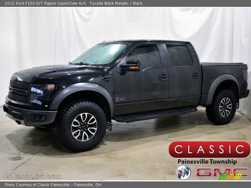 Tuxedo Black Metallic / Black 2012 Ford F150 SVT Raptor SuperCrew 4x4