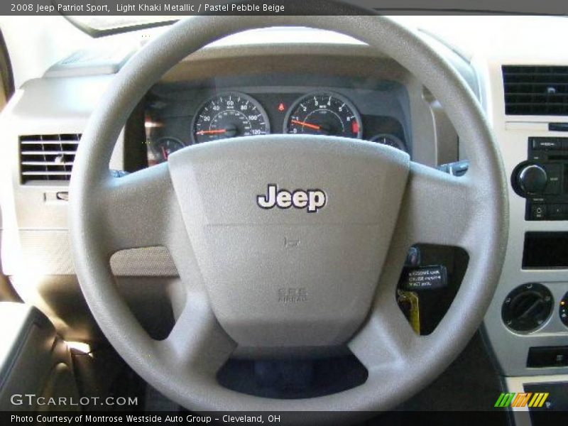 Light Khaki Metallic / Pastel Pebble Beige 2008 Jeep Patriot Sport
