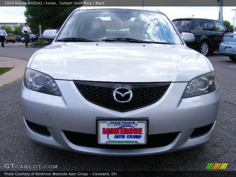 Sunlight Silver Mica / Black 2004 Mazda MAZDA3 i Sedan