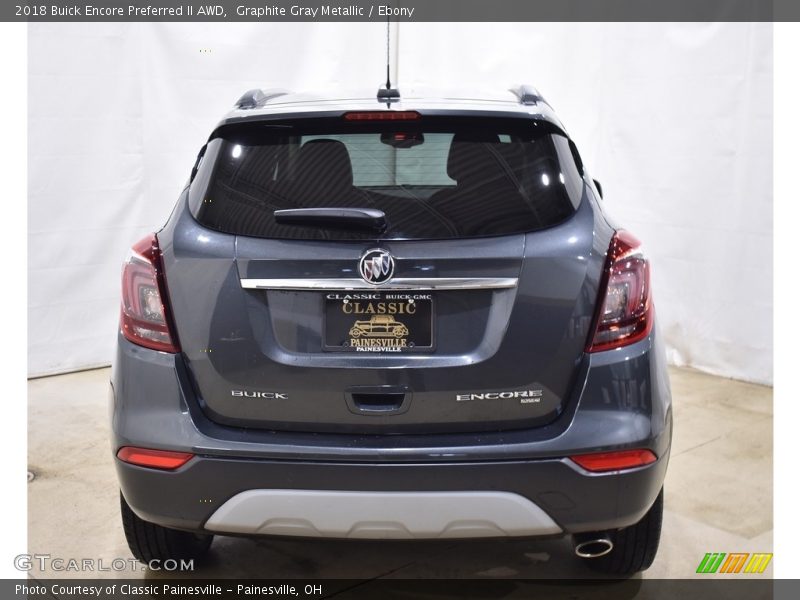 Graphite Gray Metallic / Ebony 2018 Buick Encore Preferred II AWD