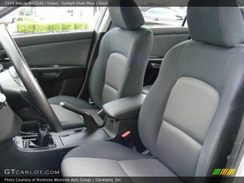 Sunlight Silver Mica / Black 2004 Mazda MAZDA3 i Sedan