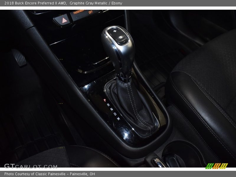 Graphite Gray Metallic / Ebony 2018 Buick Encore Preferred II AWD