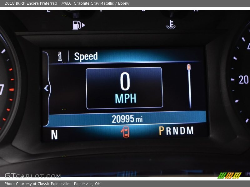 Graphite Gray Metallic / Ebony 2018 Buick Encore Preferred II AWD