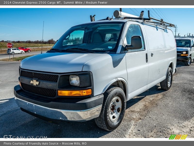 Summit White / Medium Pewter 2014 Chevrolet Express 2500 Cargo WT