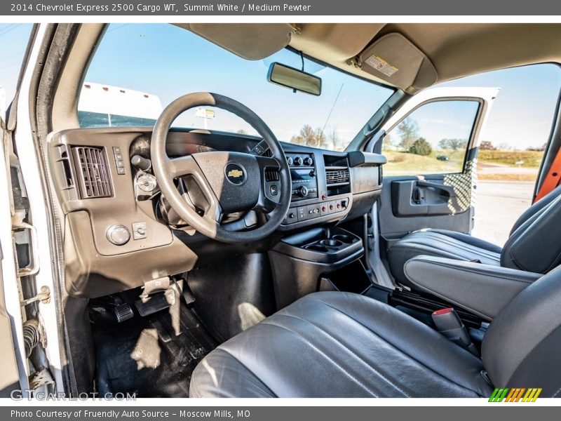Summit White / Medium Pewter 2014 Chevrolet Express 2500 Cargo WT