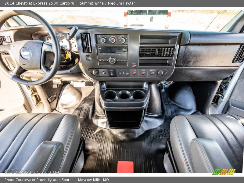 Summit White / Medium Pewter 2014 Chevrolet Express 2500 Cargo WT
