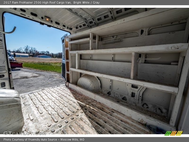 Bright White / Gray 2017 Ram ProMaster 2500 High Roof Cargo Van