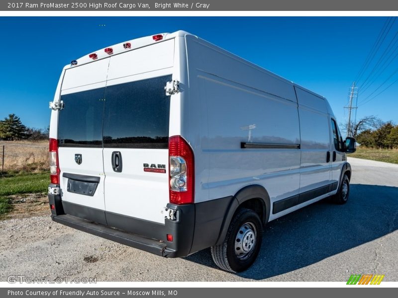 Bright White / Gray 2017 Ram ProMaster 2500 High Roof Cargo Van