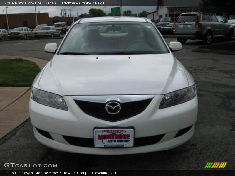 Performance White / Beige 2004 Mazda MAZDA6 i Sedan