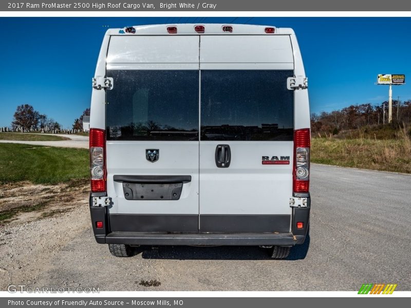 Bright White / Gray 2017 Ram ProMaster 2500 High Roof Cargo Van