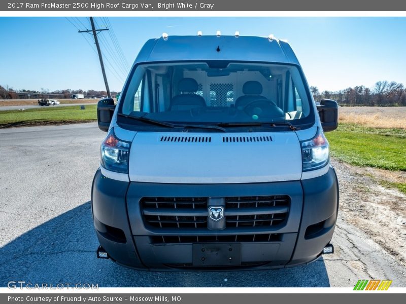 Bright White / Gray 2017 Ram ProMaster 2500 High Roof Cargo Van
