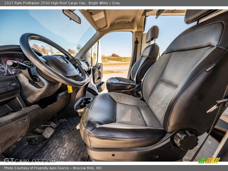 Bright White / Gray 2017 Ram ProMaster 2500 High Roof Cargo Van