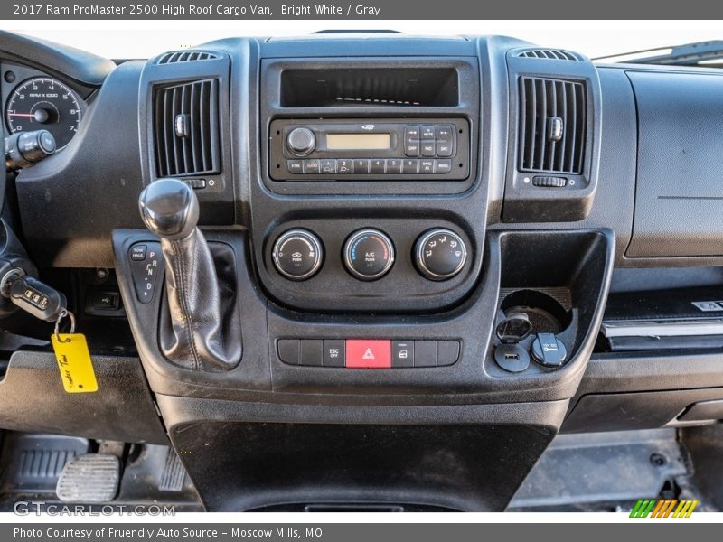 Bright White / Gray 2017 Ram ProMaster 2500 High Roof Cargo Van
