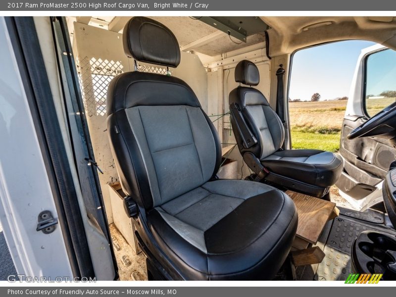 Bright White / Gray 2017 Ram ProMaster 2500 High Roof Cargo Van