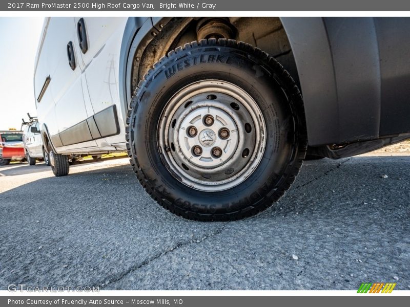 Bright White / Gray 2017 Ram ProMaster 2500 High Roof Cargo Van