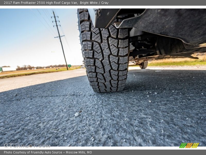 Bright White / Gray 2017 Ram ProMaster 2500 High Roof Cargo Van