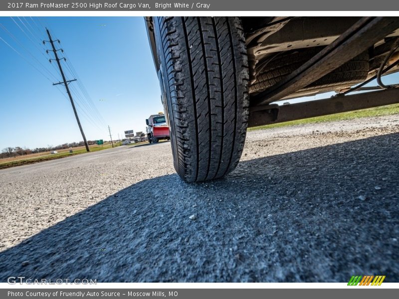 Bright White / Gray 2017 Ram ProMaster 2500 High Roof Cargo Van