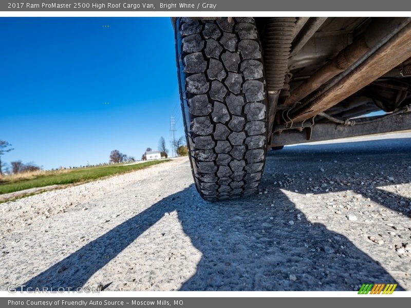 Bright White / Gray 2017 Ram ProMaster 2500 High Roof Cargo Van