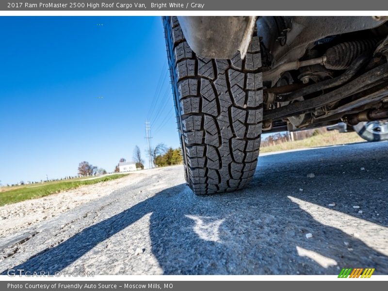 Bright White / Gray 2017 Ram ProMaster 2500 High Roof Cargo Van