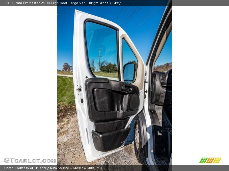 Bright White / Gray 2017 Ram ProMaster 2500 High Roof Cargo Van